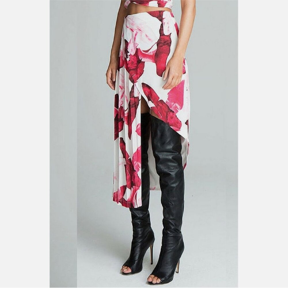 Blessed Are The Meek Roving Lands Floral Midi Skirt